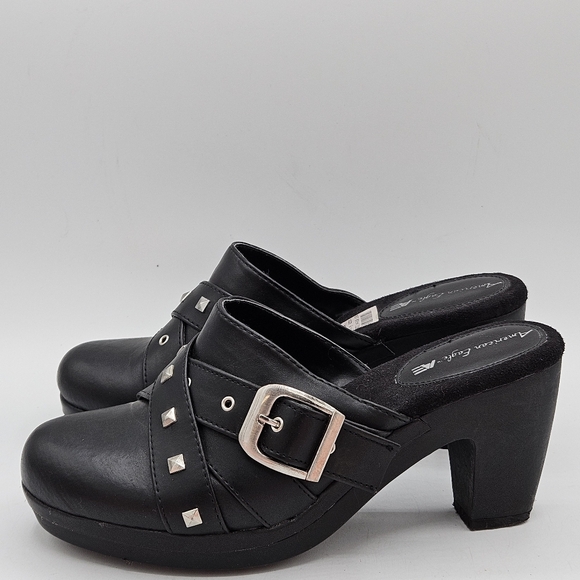 American Eagle studded 3.25" heel studded clogs size 6.5 - Picture 12 of 15